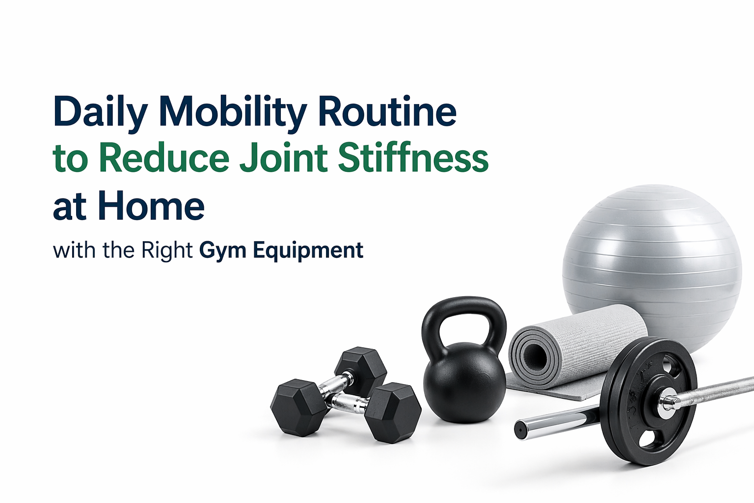 Daily Mobility Routine to Reduce Joint Stiffness at Home with the Right Gym Equipment