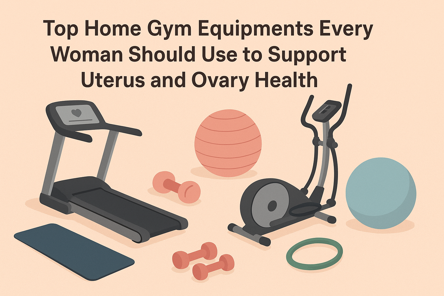 Top Home Gym Equipments Every Woman Should Use to Support Uterus and Ovary Health