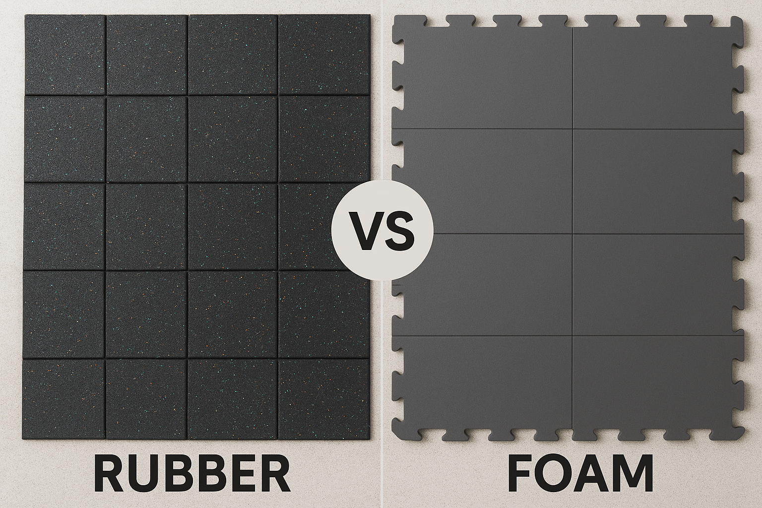 Rubber vs. Foam: Which Gym Flooring Material Is Best for Your Commercial Space?