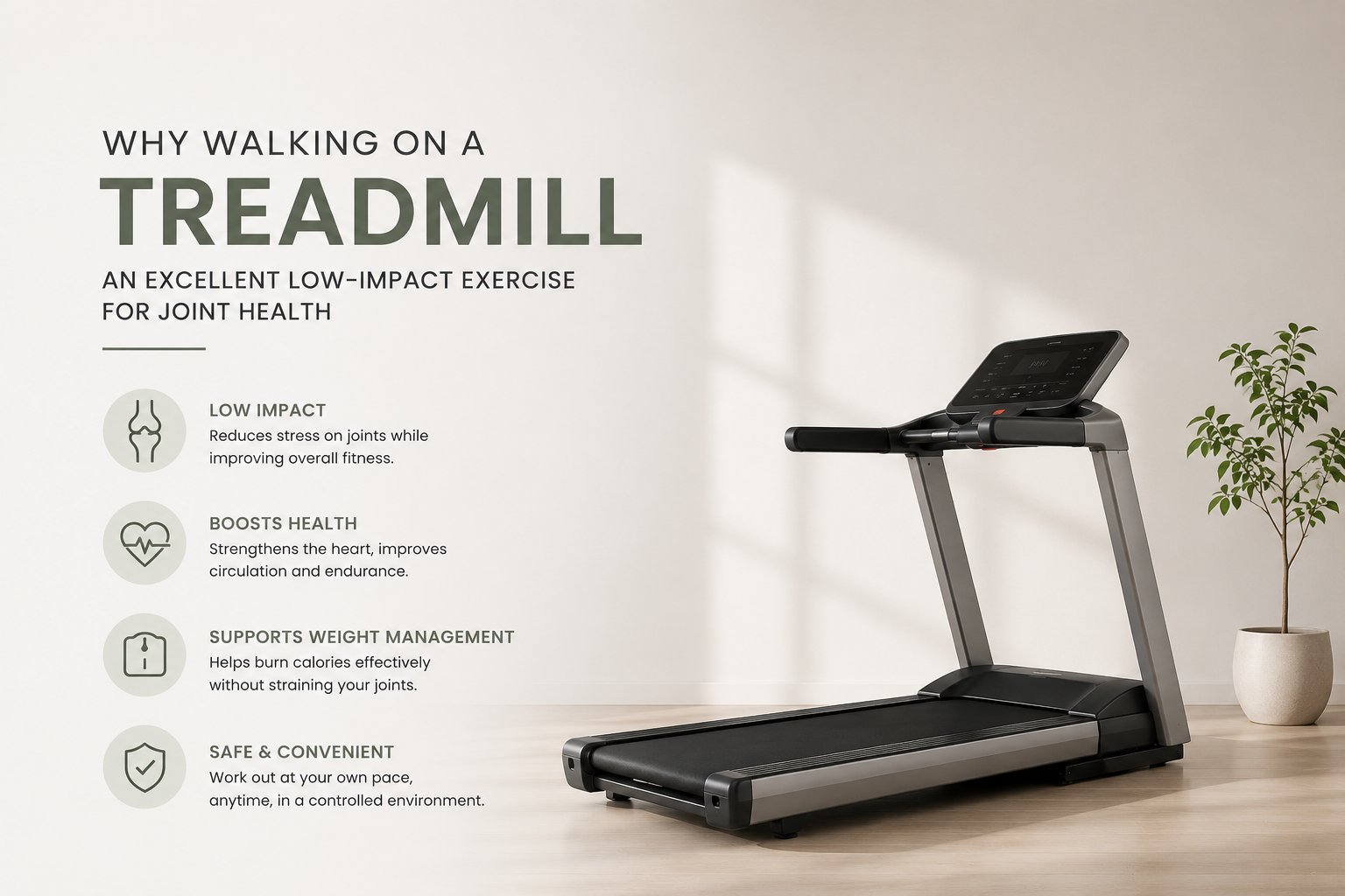 Why Walking on a Treadmill Is an Excellent Low-Impact Exercise for Joint Health