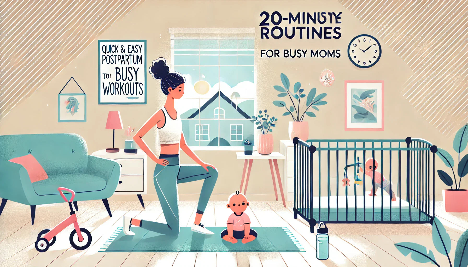 Quick and Easy Postpartum Workouts: 20-Minute Routines for Busy Moms