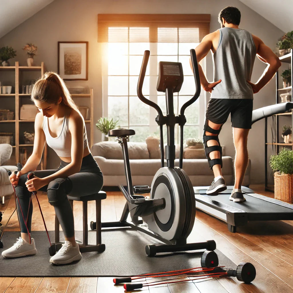 Full-Body Workouts You Can Do with Just a Treadmill, Elliptical, and Mat