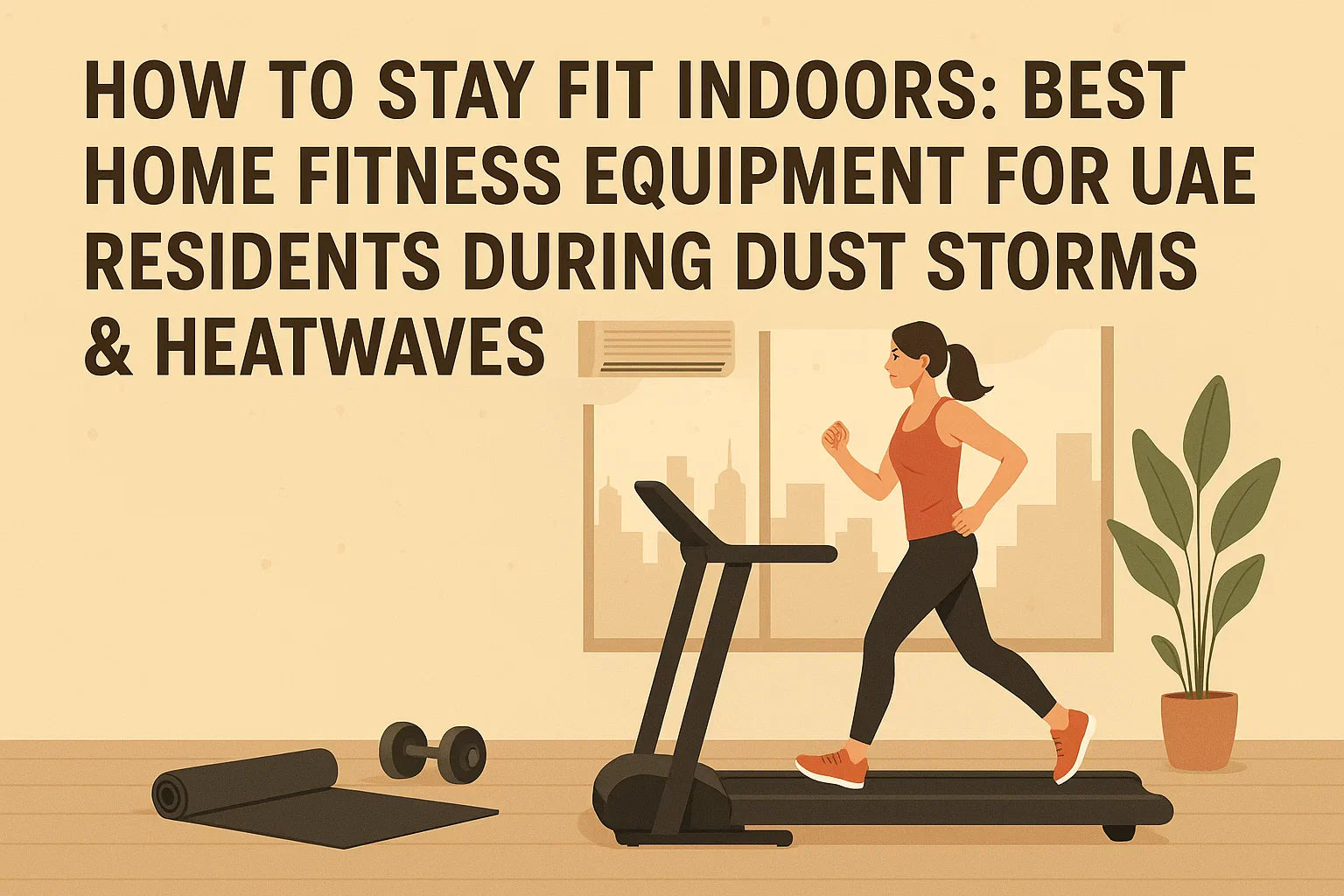 How to Stay Fit Indoors: Best Home Fitness Equipment for UAE Residents During Dust Storms & Heatwaves
