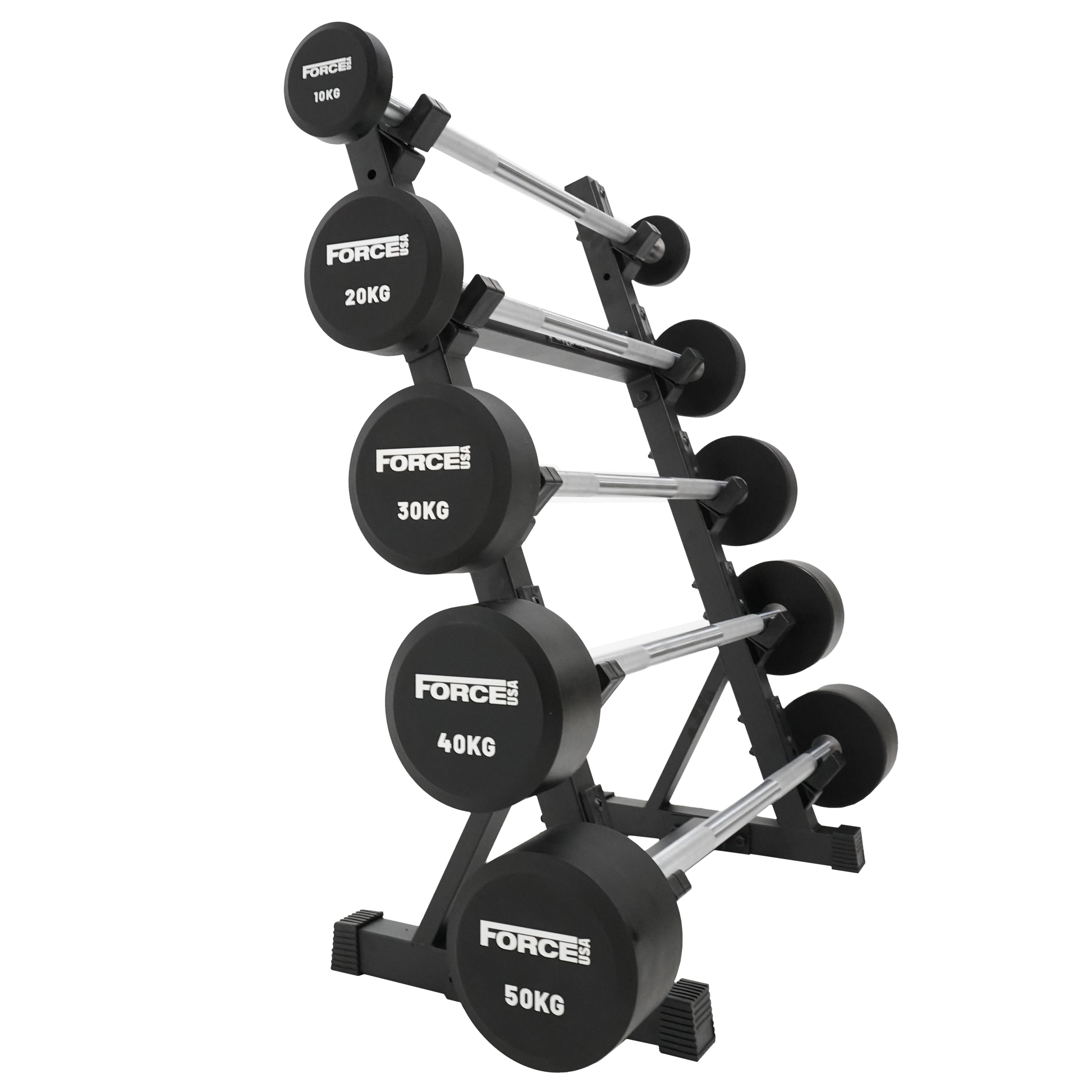 FORCE USA Fixed Straight Barbell Set and Stand