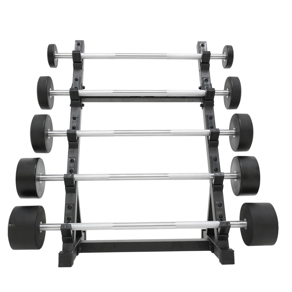FORCE USA Fixed Straight Barbell Set and Stand Garner Fitness Supplies