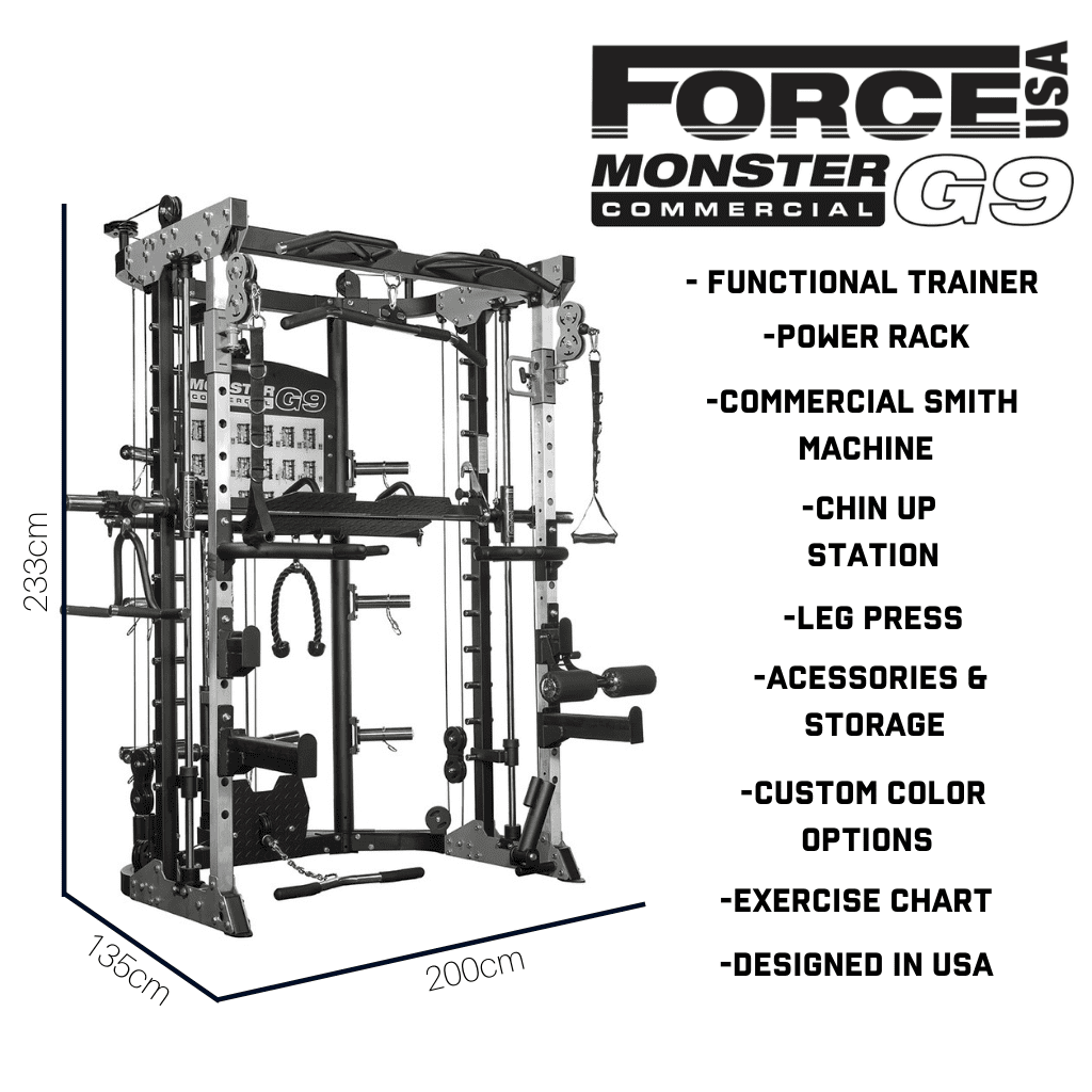 Force USA G9 All In One Trainer Home Commercial Gym Garner Fitness Supplies UAE