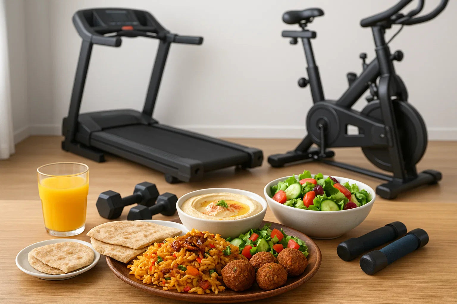 Nutrition Meets Fitness: Pairing Healthy Emirati Foods with the Best Home Fitness Equipment