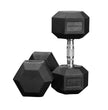 Anatomy Hex rubber coated dumbbell Pair