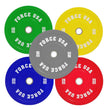 FORCE USA Pro Grade Coloured Bumper Plates