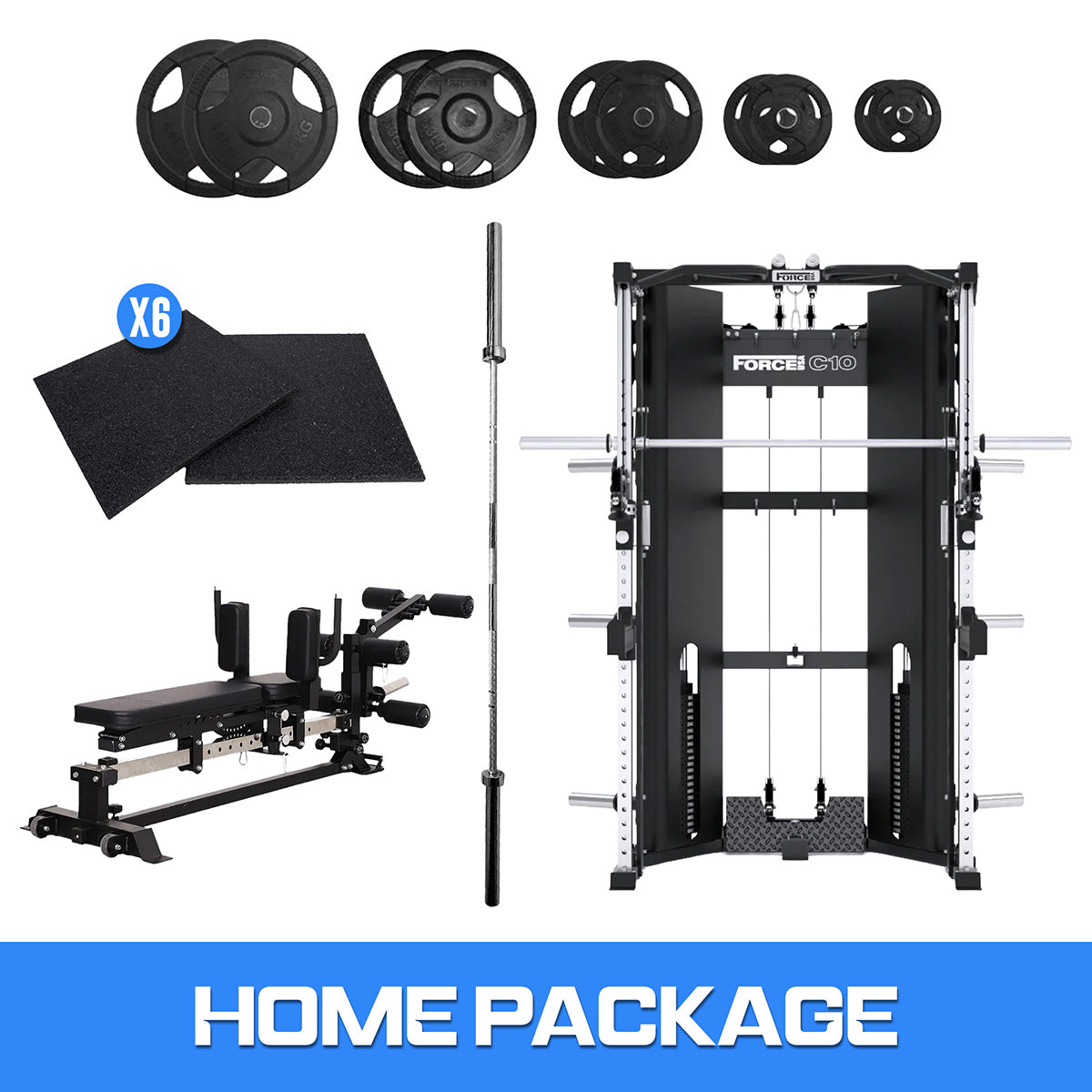 Force USA C10 Home Gym Package