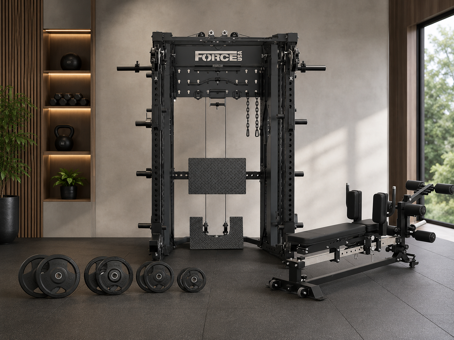 Force USA C20 All in One Trainer Home gym Package