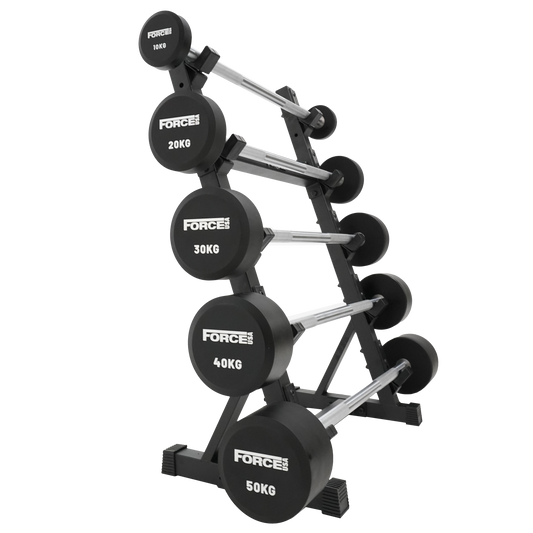 FORCE USA Fixed Straight Barbell Set and Stand