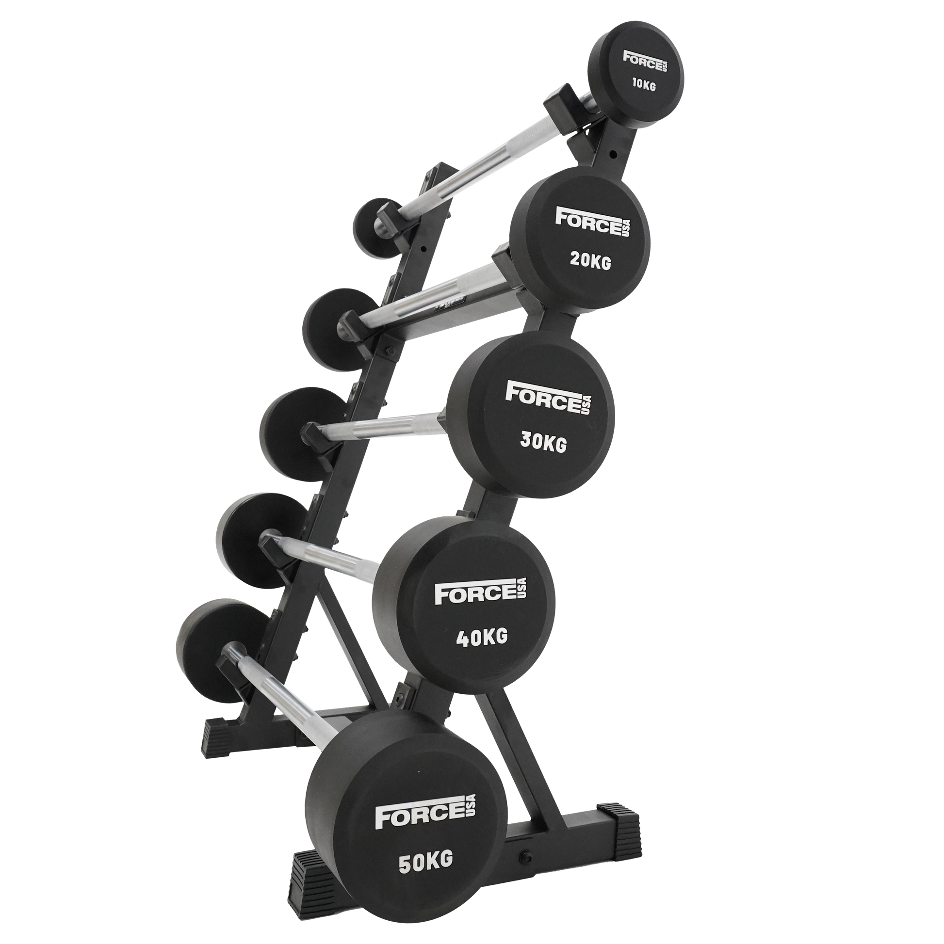 FORCE USA Fixed Straight Barbell Set and Stand