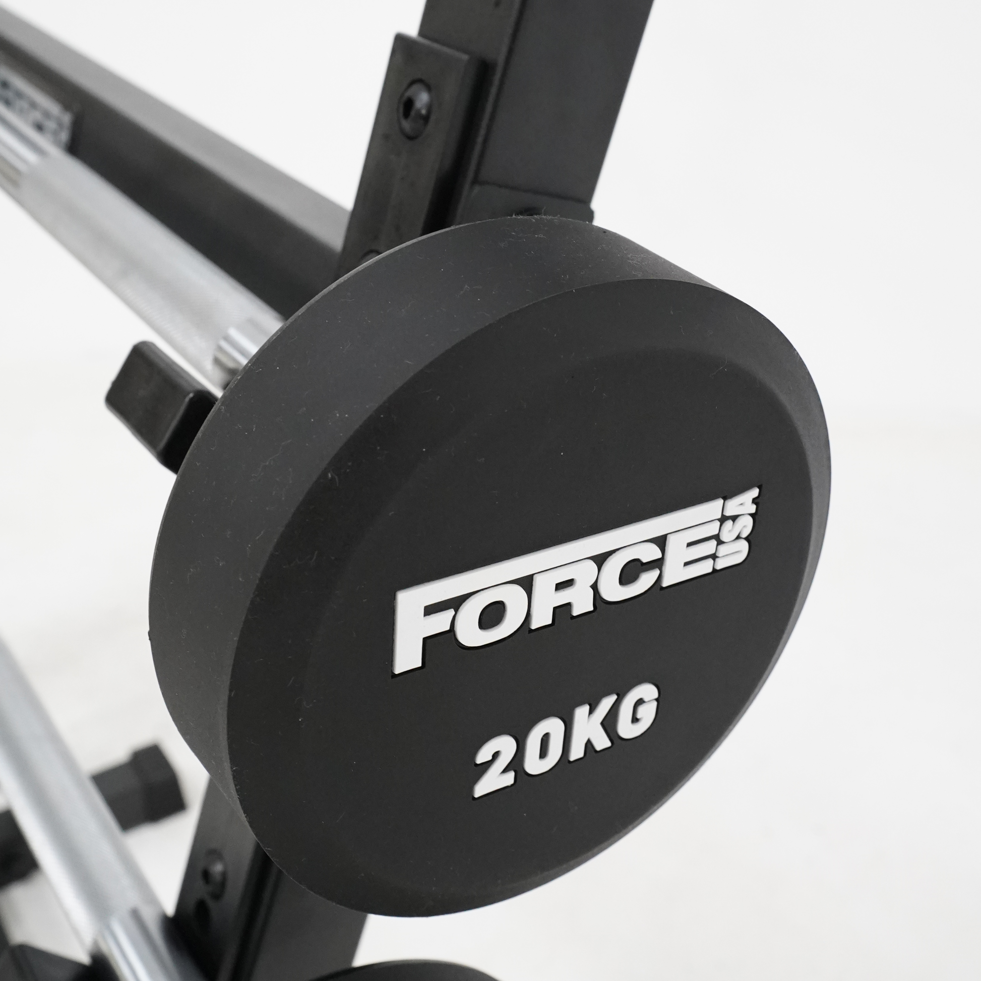 FORCE USA Fixed Straight Barbell Set and Stand