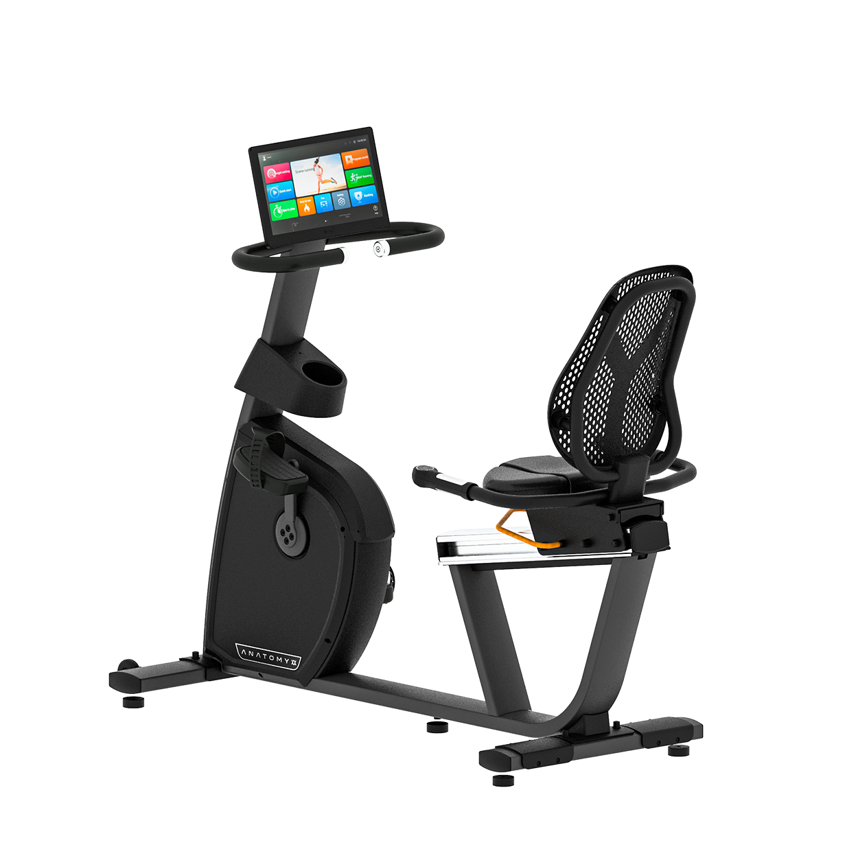 Anatomy Recumbent Bike Touch screen monitor