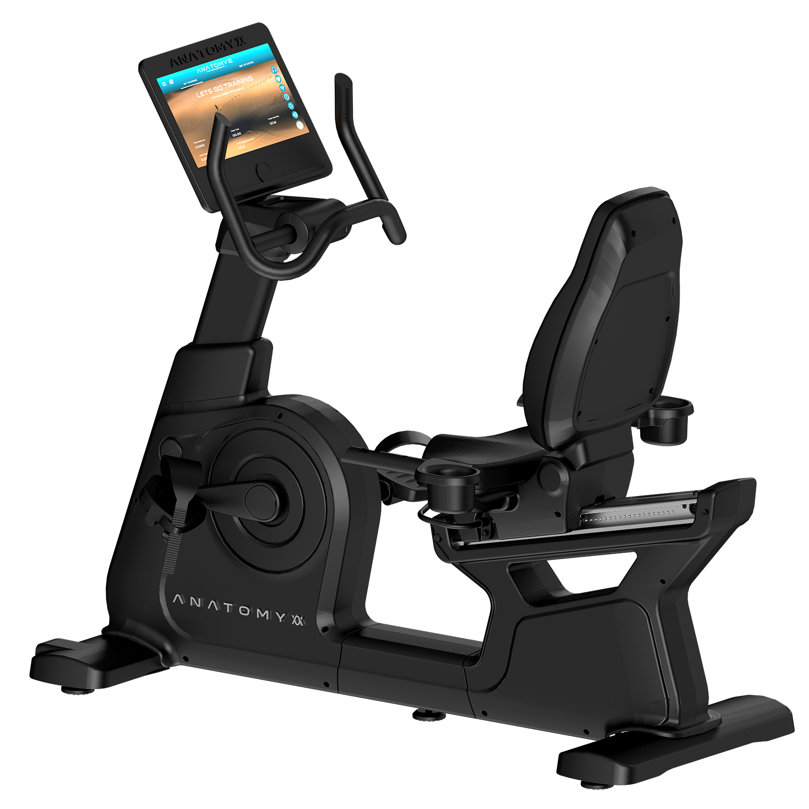 ANATOMY FITNESS VELTRIX RECUMBENT CYCLE TOUCH SCREEN MONITOR