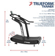 TRUEFORM TRAINER Curved Manual Treadmill