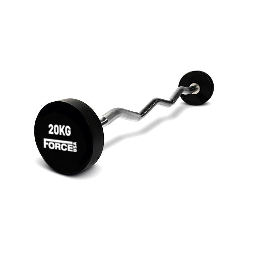 FORCE USA Fixed Curl Barbell Set and Stand