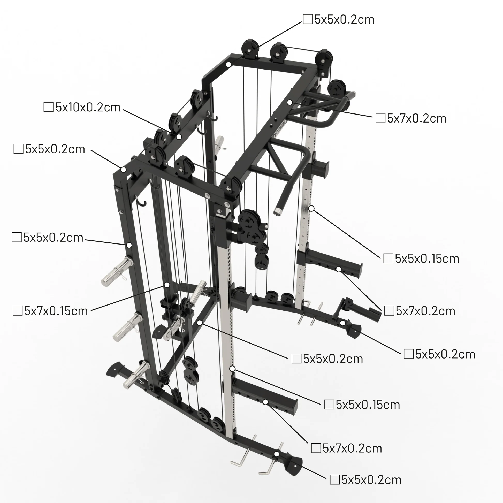 Force USA G1 All-In-One Trainer with upgrade Kit