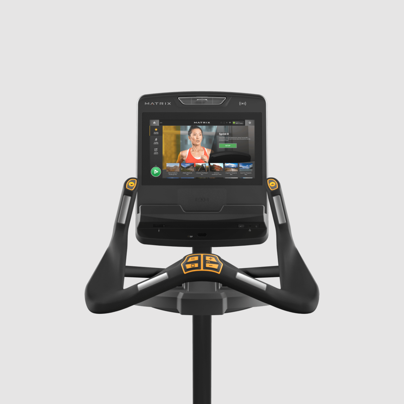 Performance Upright Cycle with Touch Console – Garner Fitness Supplies