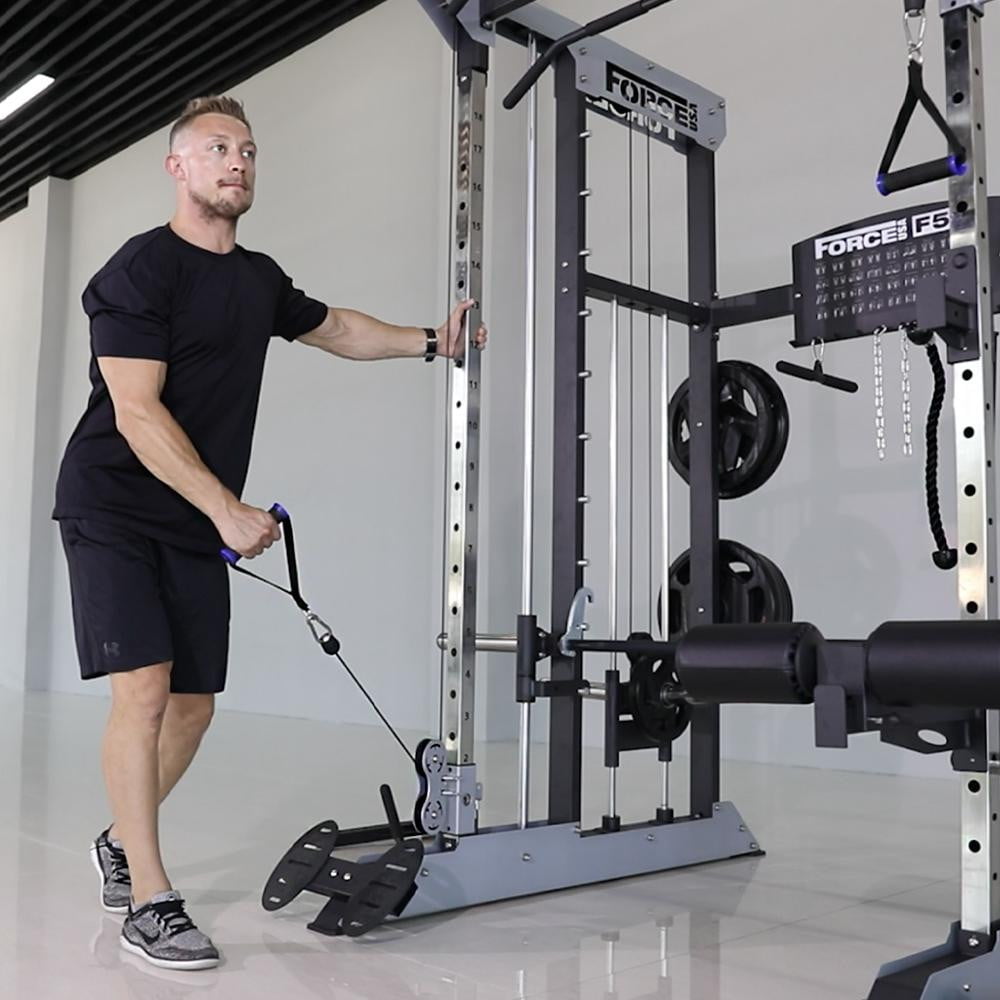 Force USA F50 Plate Loaded Multi Functional Trainer (Includes 15kg Olympic Barbell)