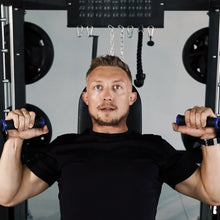 Force USA F100 Pin Loaded Multi Functional Trainer (Includes 15kg Olympic Barbell)