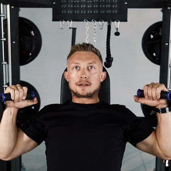 Force USA F100 Pin Loaded Multi Functional Trainer (Includes 15kg Olympic Barbell)