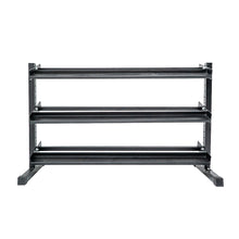 3 Tier rubber hex dumbell rack