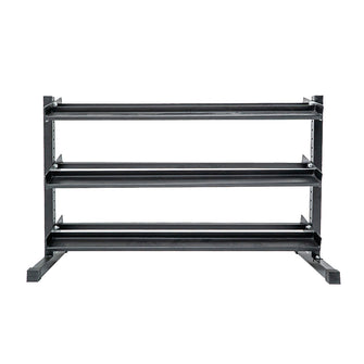 3 Tier rubber hex dumbell rack