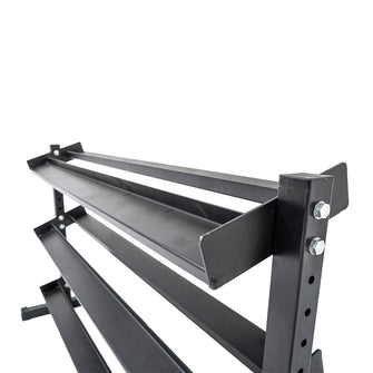 3 Tier rubber hex dumbell rack