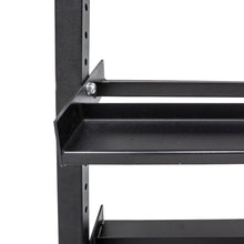 3 Tier rubber hex dumbell rack
