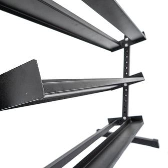 3 Tier rubber hex dumbell rack