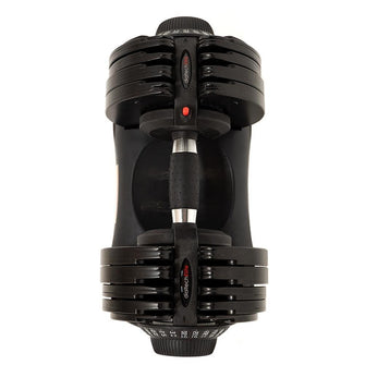 FORCE USA DialTech Elite 32.5kg Adjustable Dumbbell pair with stand