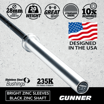 FORCE USA GUNNER BARBELL - Garner Fitness Supplies 