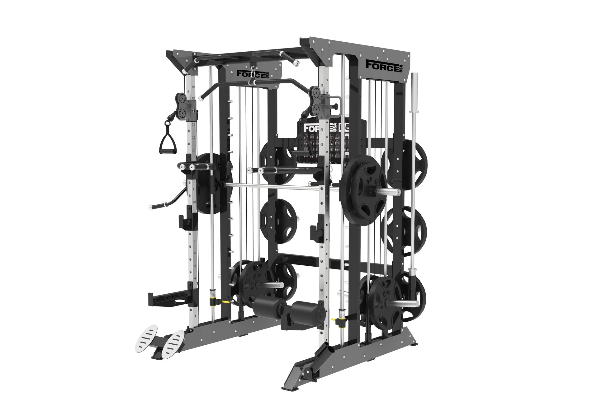 Force USA F50 Plate Loaded Multi Functional Trainer (Includes 15kg Olympic Barbell)