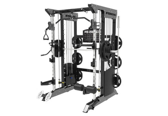 Force USA F100 Pin Loaded Multi Functional Trainer (Includes 15kg Olympic Barbell)