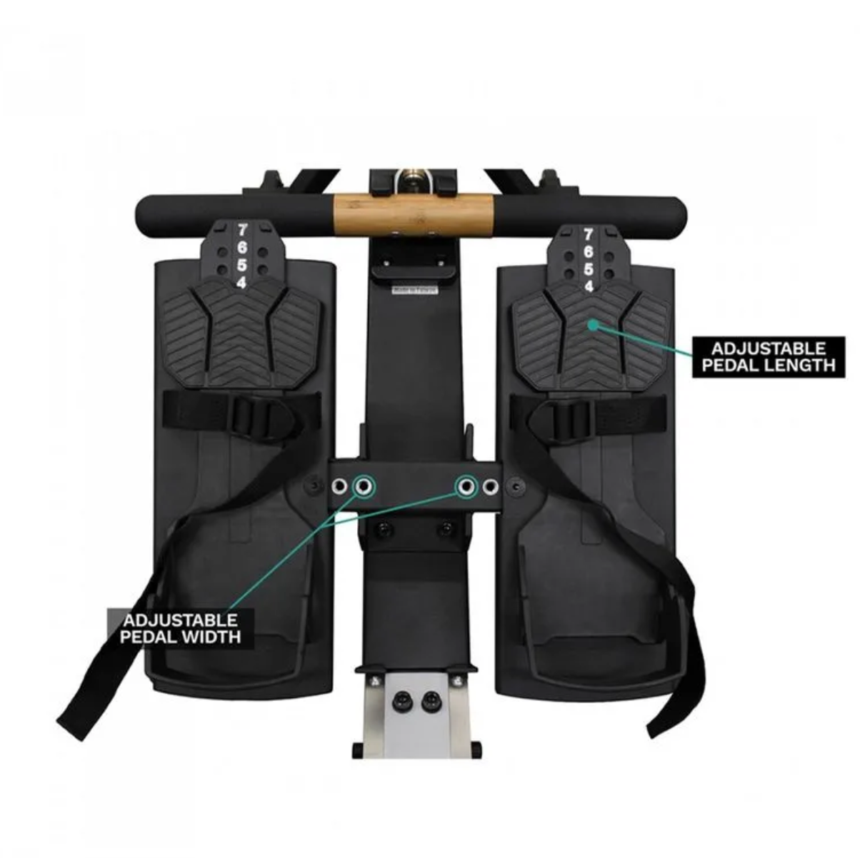 Xebex Fitness Rower 3.0 with Generator +Backlight Console