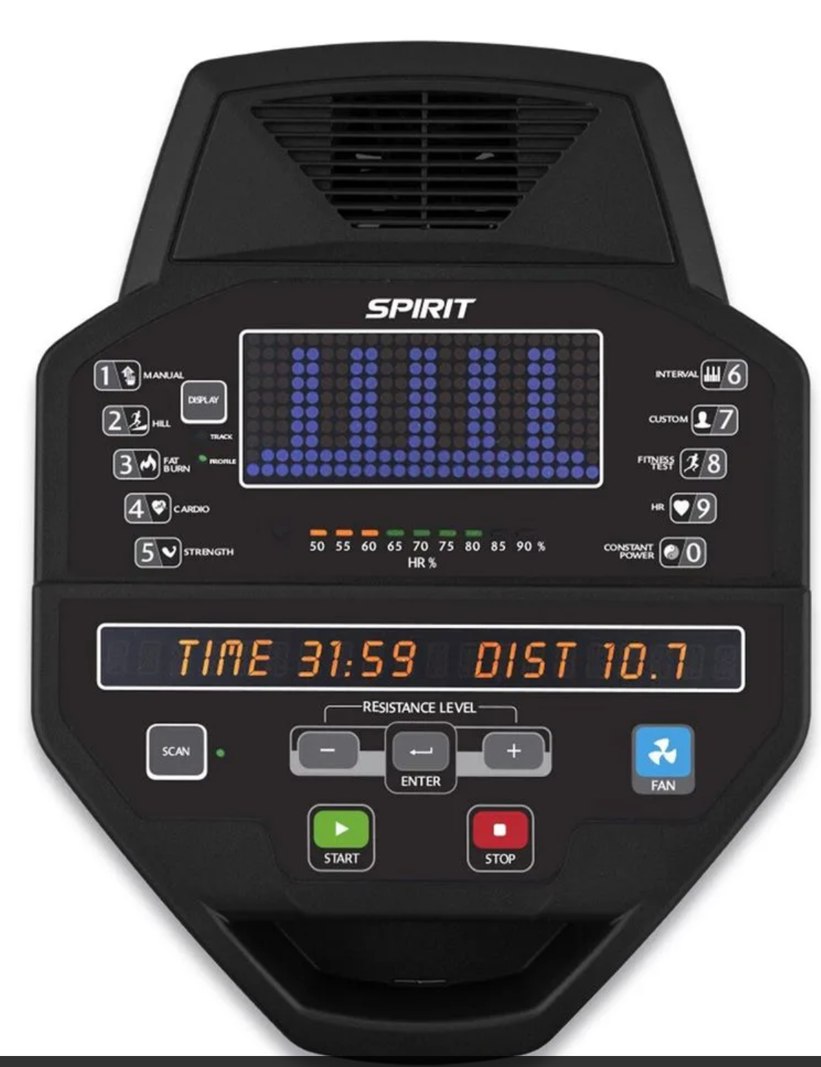 Spirit Fitness Commercial Recumbent Bike CR800