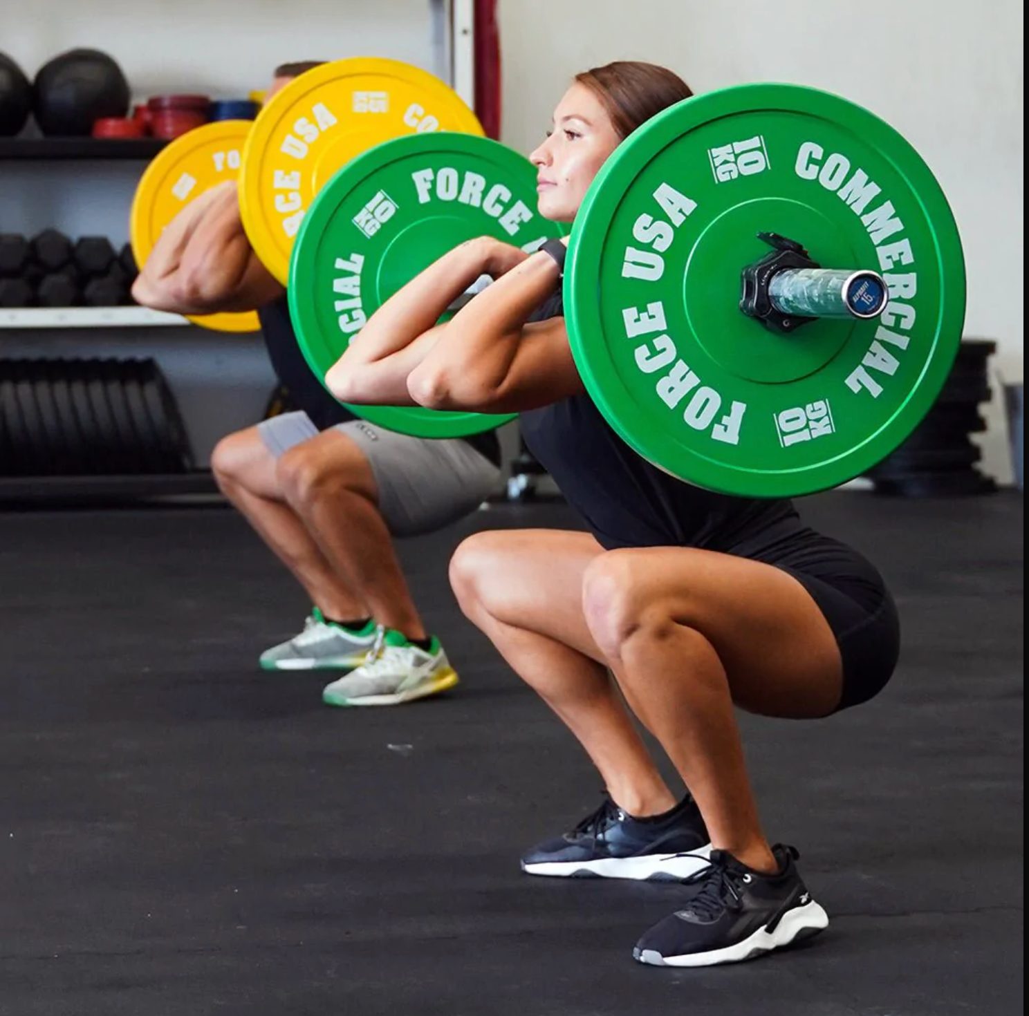 FORCE USA Pro Grade Coloured Bumper Plates