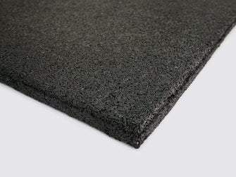 VERSAFIT COMMERCIAL RUBBER FLOORING TILE - BLACK - Garner Fitness Supplies 