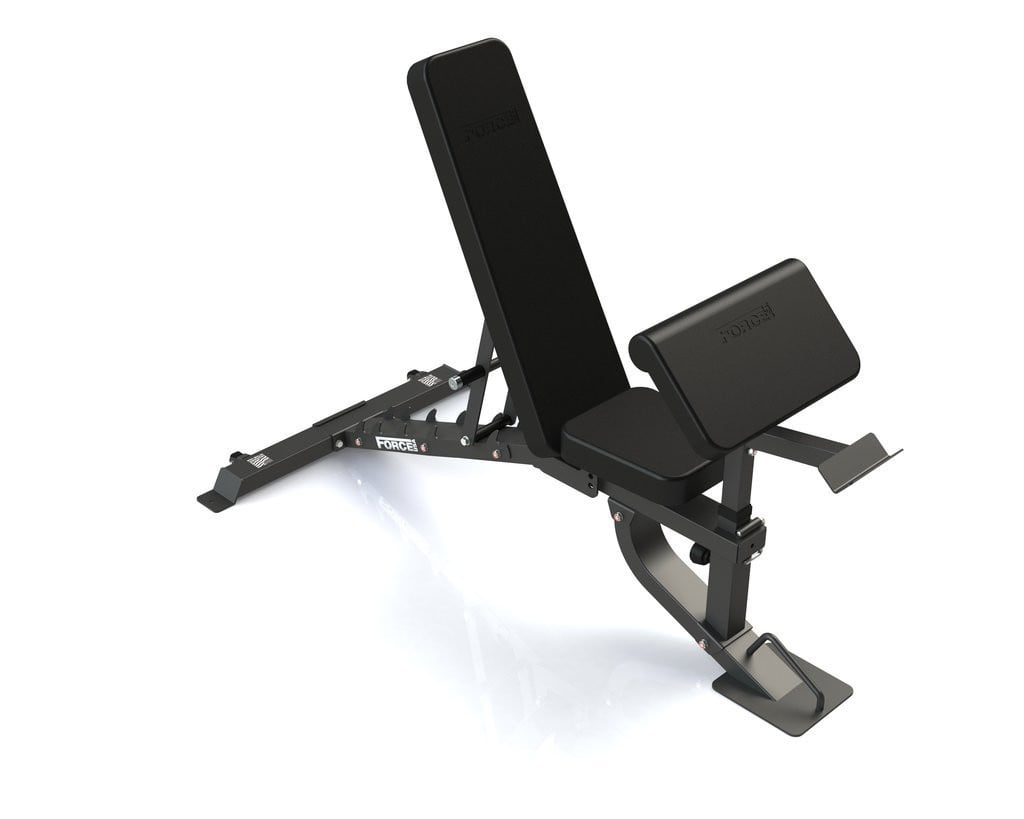 Force usa myrack fid bench with arm and top leg developer